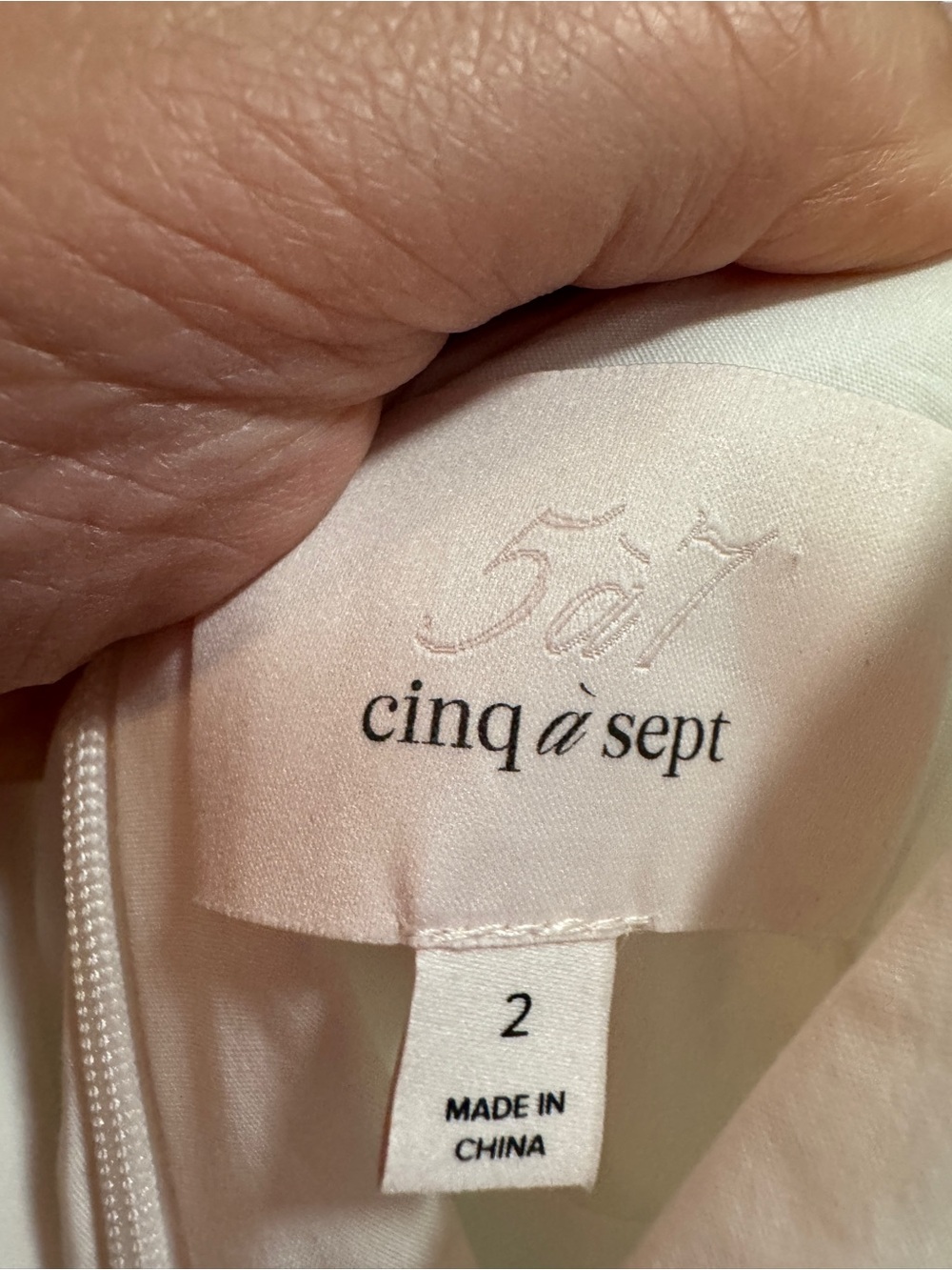 cinq a sept Ivory Spaghetti-Strap Maxi Dress Sz 2 - Picture 4 of 4